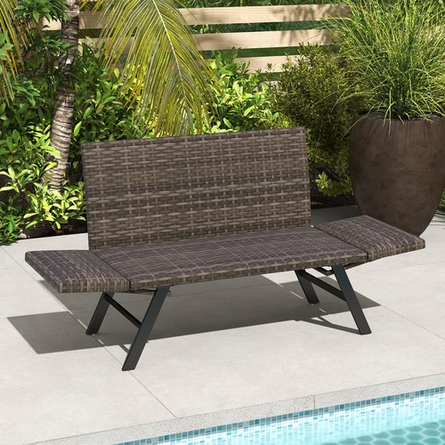Wicker outdoor convertible - wicker,