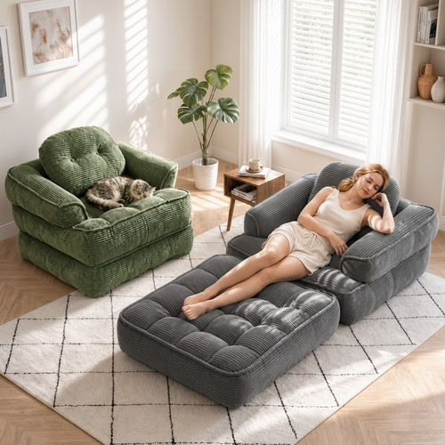 Convertible memory foam - 2-in-1,