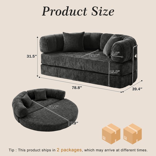 Weup convertible futon - 4-in-1,